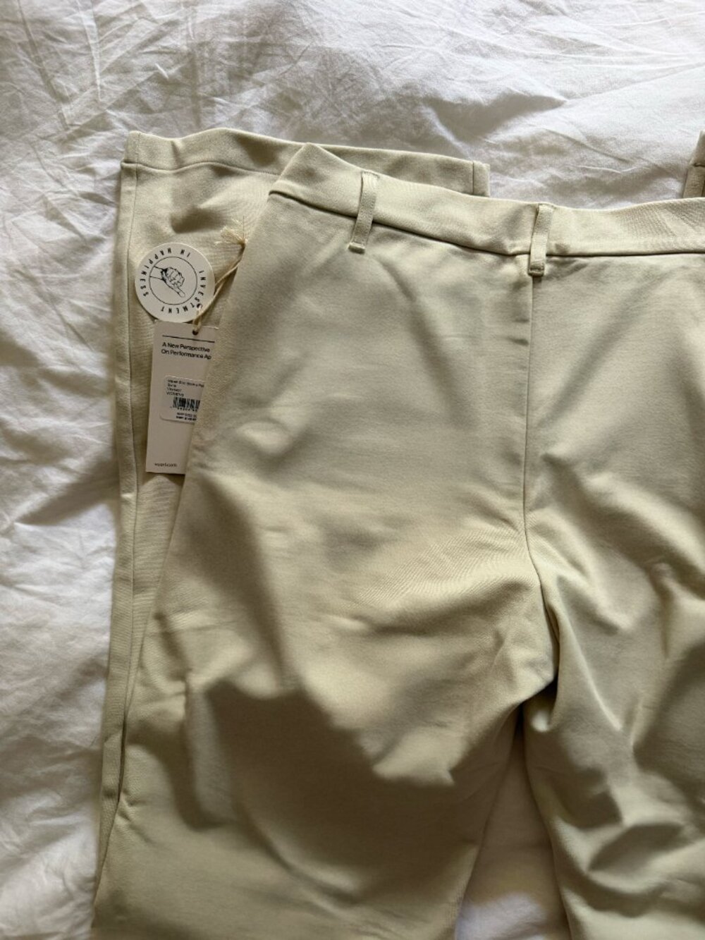 Vuori Maven Slim Bootcut Pant Size S in Bone - Picture 7 of 7